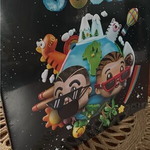 Colorful Cartoon Character Poster